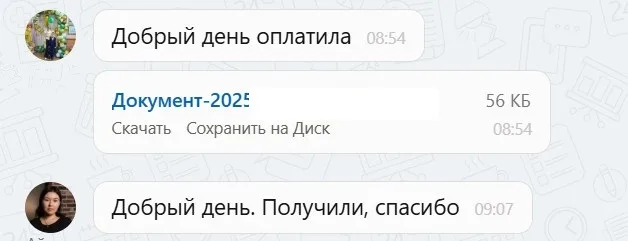 25.12.2025 г. - Вернули 100 000.00 руб. за услуги ООО "М-Сервис" клиенту из Кемеровской области